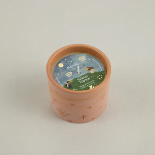 St Eval Winter Thyme Christmas Terracotta Pot