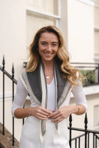 PARK LANE DOTTY NECK SCARF