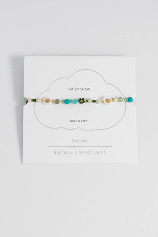 Estella Bartlett Green Flower Miyuki Bead Bracelet