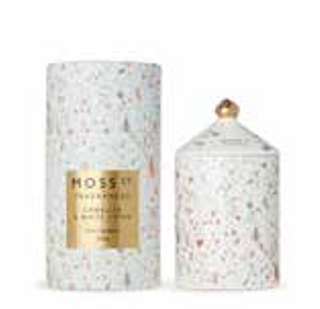 Moss St. Ceramic Candle 320g - Camellia & White Lotus