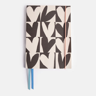 Mono Hearts A5 Notebook