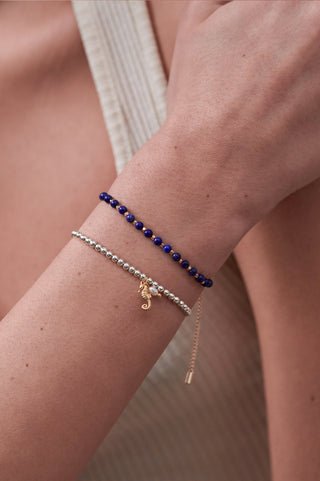 Estella Bartlett Seahorse And Pearl Sienna Bracelet