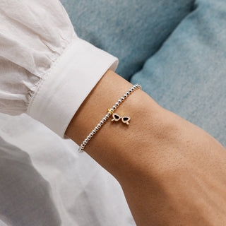 A LITTLE VIBES | COOL AUNT ERA | Silver & Gold Plated | Bracelet | 17.5cm stretch