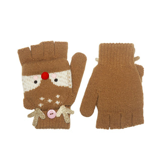 Rockahula Little Reindeer Knitted Gloves 3-6Yrs