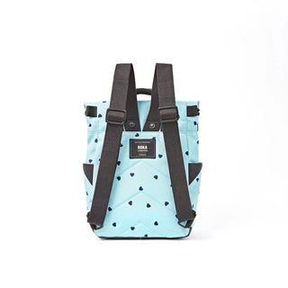 ROKA Canfield B Heart Print Small Recycled Canvas Bag