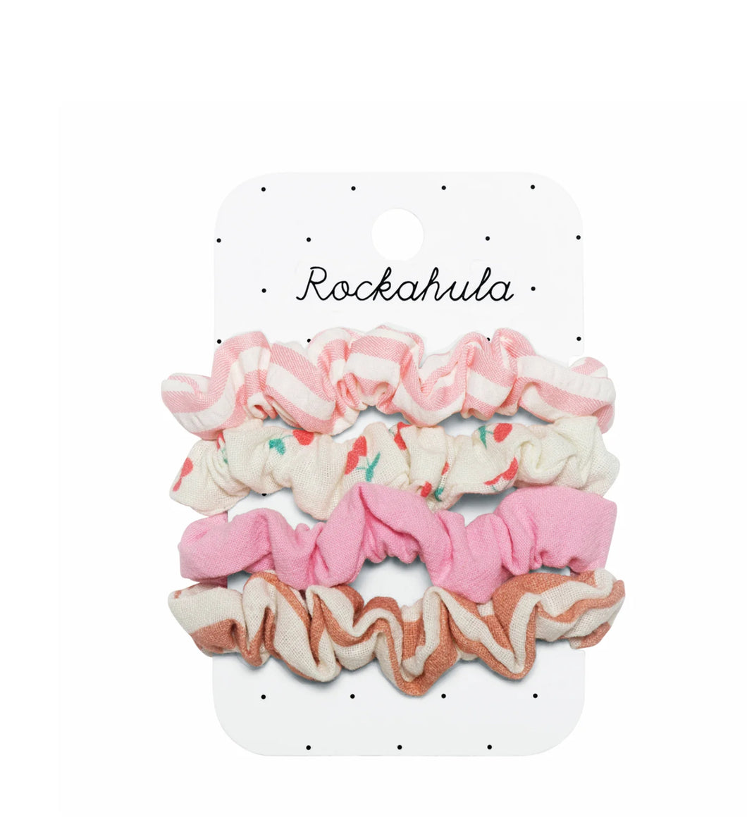 Rockahula Kids Cherry Stripe Scrunchie Set