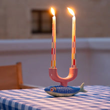 Load image into Gallery viewer, BON APPETIT, CERAMIC CANDLE HOLDER, CER-FISH FISH
