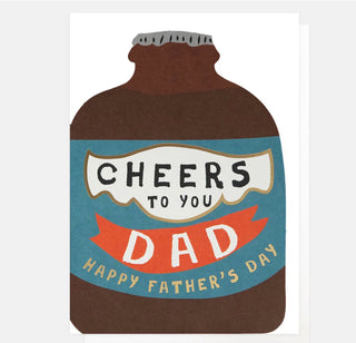 CHEERS TO YOU DAD HAPPY FATHER'S DAY BOTTLE