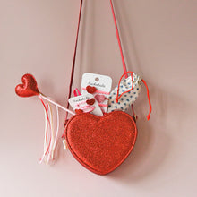 Load image into Gallery viewer, Rockahula Kids Love Hearts Glitter Bag
