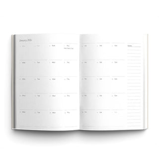 YOP & TOM BLUE STRIPES A6 DIARY 2026