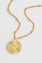 Load image into Gallery viewer, Estella Bartlett Necklace - Boho Hamsa Hand Coin
