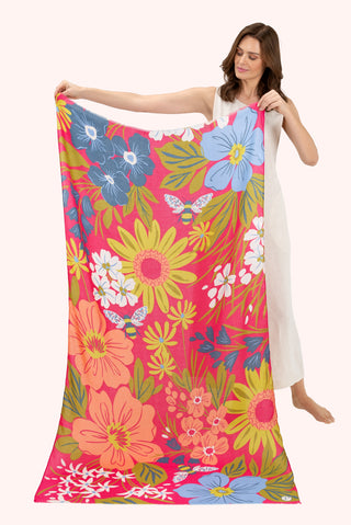 Powder - Hedgerow Honey Bees Print Scarf