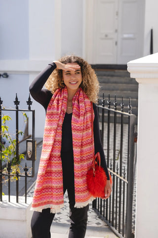 PARK LANE WILD ORCHID SCARF