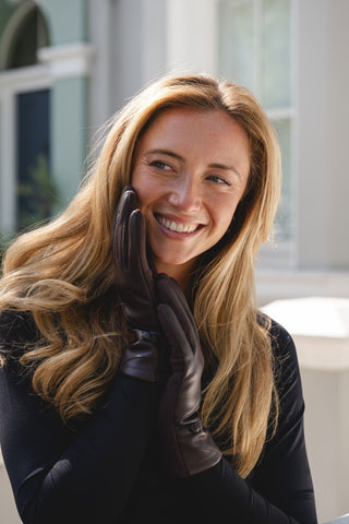 PARK LANE MOCHA MOUSSE GLOVES