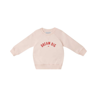 Bob & Blossom Powder Pink 'DREAM BIG' Sweatshirt