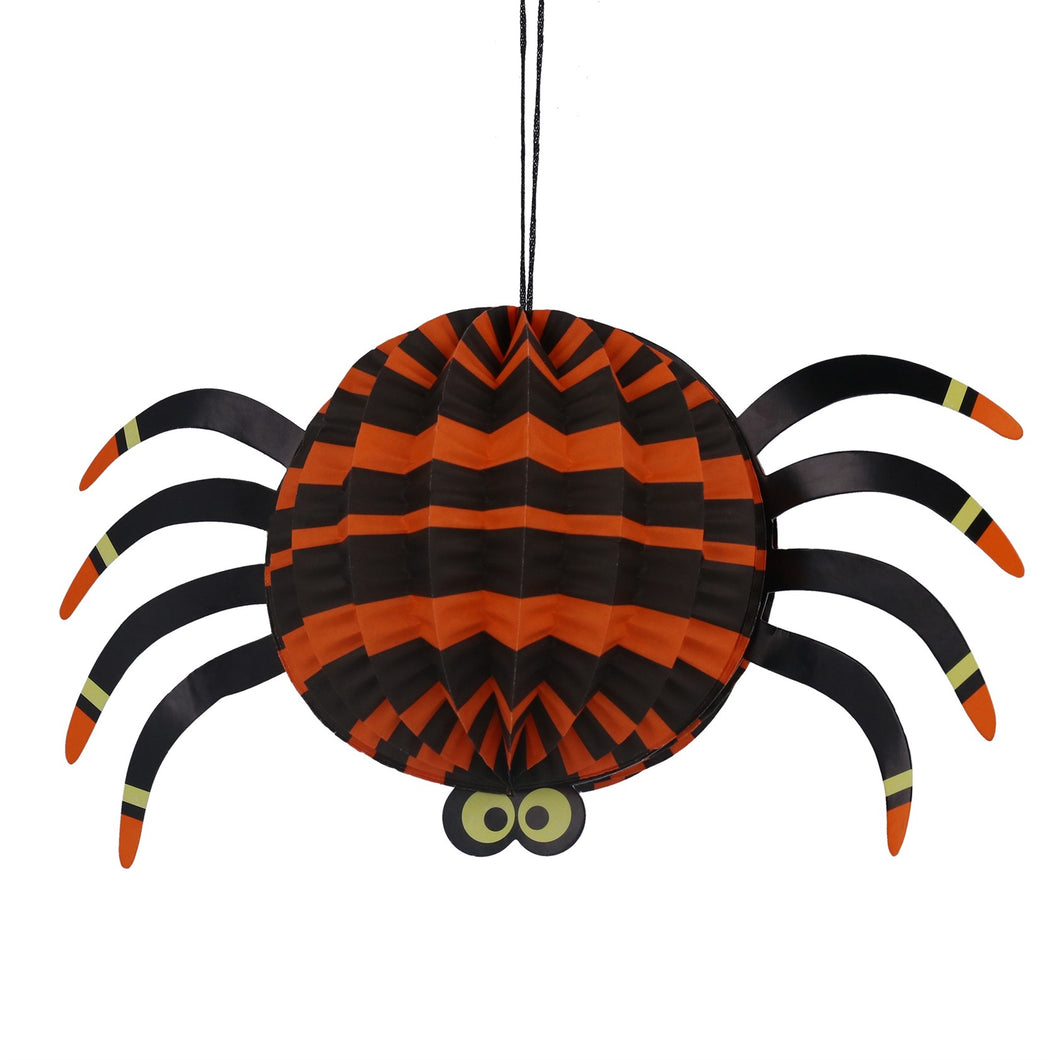 Paper - Black/Orange Honeycomb Spider