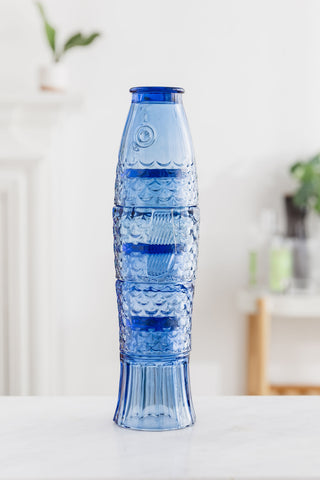 Uberstar Fish Stacking Glasses - Blue
