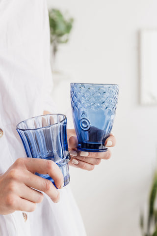 Uberstar Fish Stacking Glasses - Blue