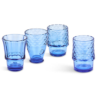Uberstar Fish Stacking Glasses - Blue