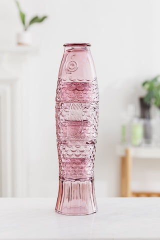 Uberstar Fish Stacking Glasses - Pink