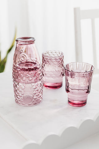 Uberstar Fish Stacking Glasses - Pink