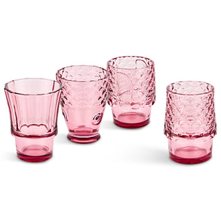 Uberstar Fish Stacking Glasses - Pink