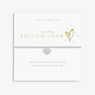 Joma A Little 'Follow Your Heart' Bracelet in Silver Plating
