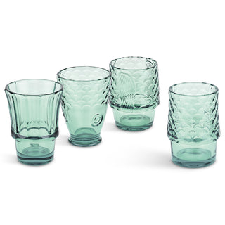 Uberstar Fish Stacking Glasses - Green