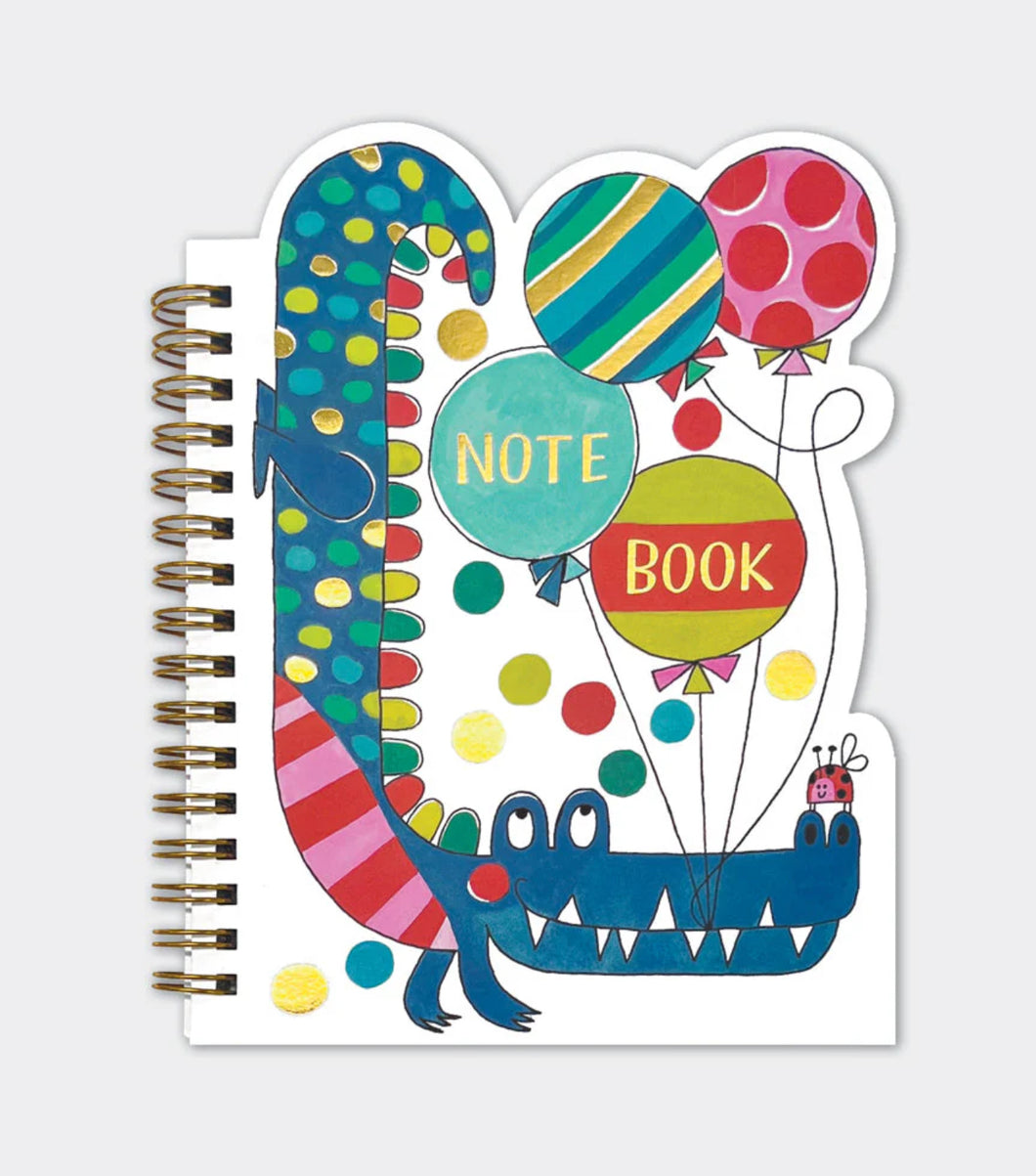 Shaped Notebook -Crocodile