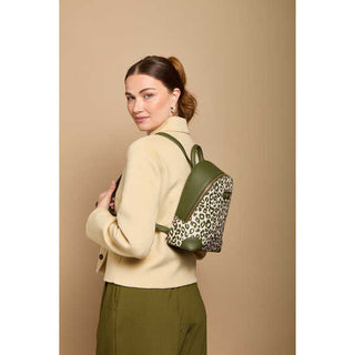 Olive Leopard Shoreditch Backpack