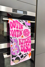 Load image into Gallery viewer, Kitchen Rootin Tootin Disco Teatowel
