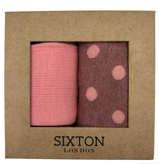 Sixton London - Pink Porto & Barcelona Socks