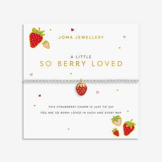 A LITTLE VIBES | SO BERRY LOVED | Silver & Gold Plated | Bracelet | 17.5cm stretch
