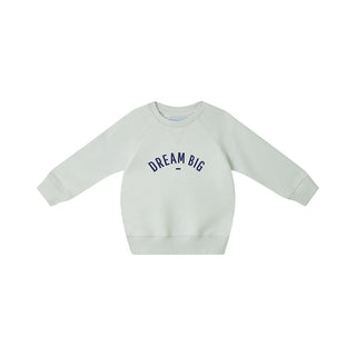 Bob & Blossom Pebble Grey 'DREAM BIG' Sweatshirt