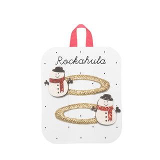 Rockahula Snowman Glitter Clips