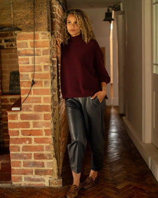 CHALK VICKI JUMPER | MERLOT