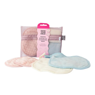 Erase Your Face Travel Pouch & 4 Cleansing Pads