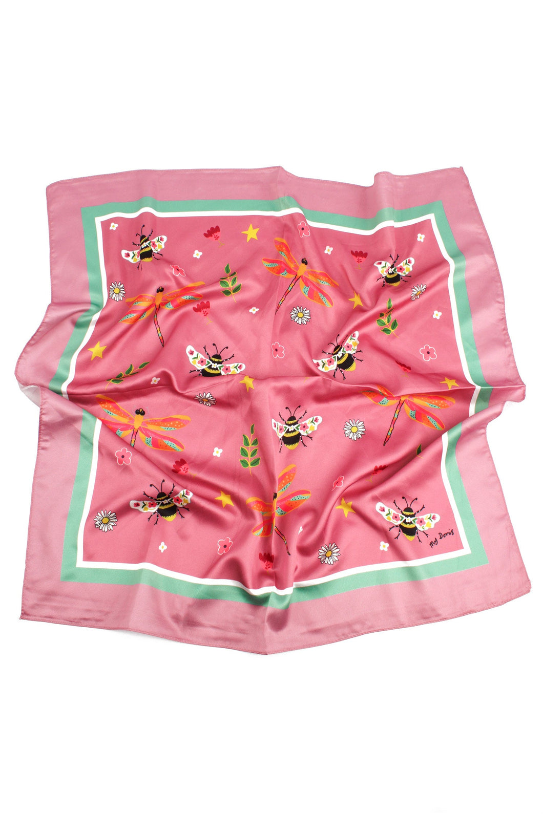 MY DORIS - BEE AND DRAGONFLY SCARF