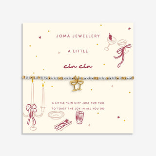 LITTLE STORIES | SENDING LOVE YOUR WAY | Silver & Gold Plated | Bracelet | 17.5cm stretch