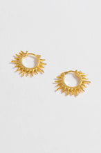 Load image into Gallery viewer, Estella Bartlett Sun Huggie Hoop Earrings - Gold Plated
