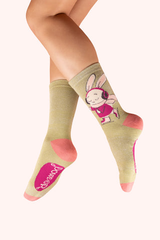 Powder - Skating Bunny Ankle Socks