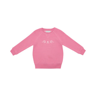 BOB & BLOSSOM ROSE PINK CAT SWEATSHIRT