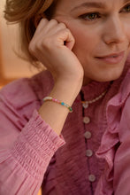 Load image into Gallery viewer, MY DORIS - PEARL AND RAINBOW BEAD BRACELET
