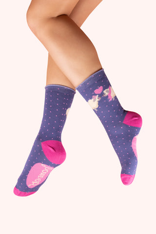 Powder - Love-ly Sheep Ankle Socks