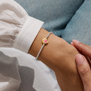 A LITTLE | PAWSITIVE VIBES | Silver & Gold Plated | Bracelet | 17.5cm stretch
