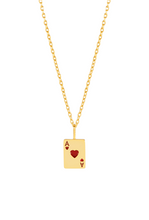 Load image into Gallery viewer, Estella Bartlett Ace of Hearts Necklace
