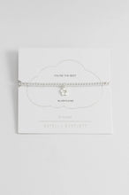Load image into Gallery viewer, Estella Bartlett Flower And Heart Sienna Bracelet - Silver Plated
