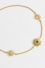 Load image into Gallery viewer, Estella Bartlett - Multi Sunburst Green Cz Bracelet
