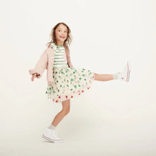 Load image into Gallery viewer, Vanilla Tutu with Green Glitter Hearts
