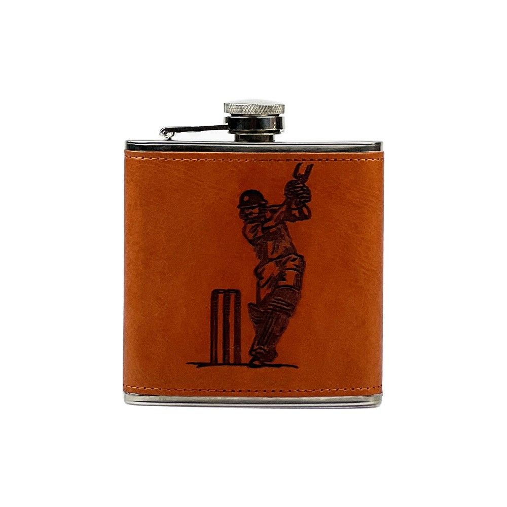 Selbrae House - Leather Hip Flask